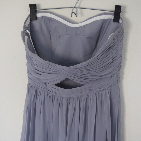 Dessy Collection Bridesmaid Dress Chiffon - Picture 3 of 6